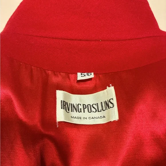 Irving Posluns Women’s Vintage Wool Overcoat - Picture 9 of 11